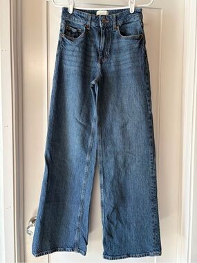 H&M high rise Wide-leg jeans